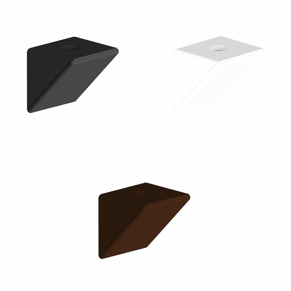 Set of 12 simple shelf brackets SLID'UP by MANTION