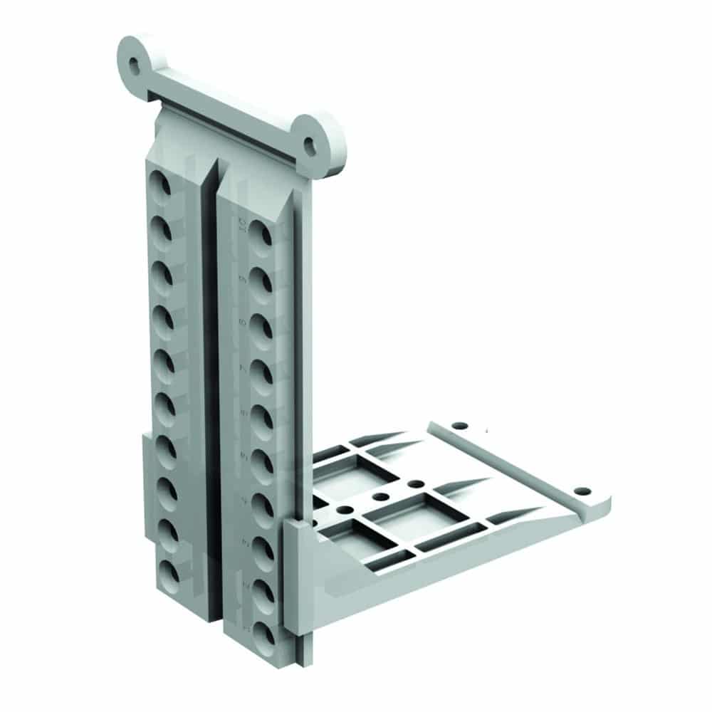 Brackets to mount sliding door track on sloped wall Slid'up USA
