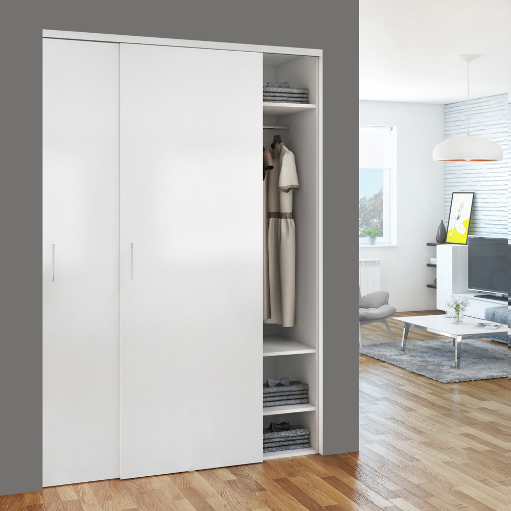 SLID'UP 110 - Install sliding bypass doors for wardrobe/closet