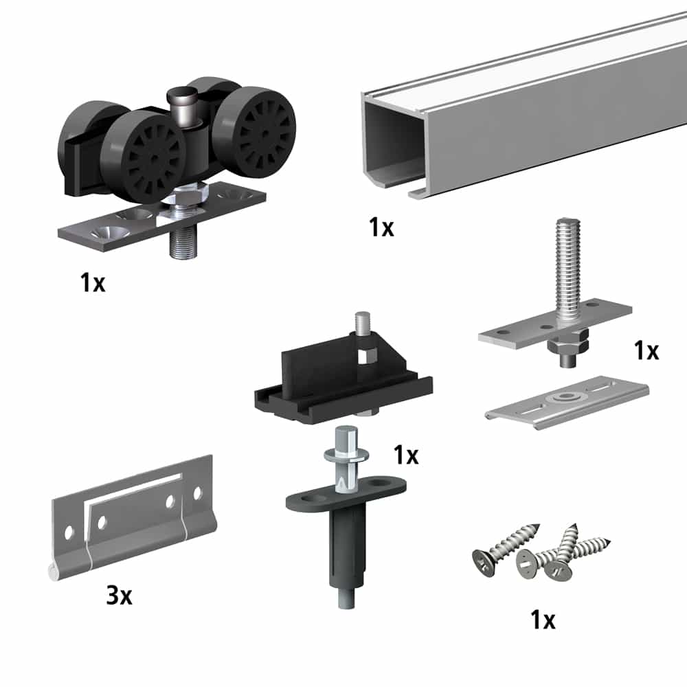 Bifold door hardware kit SLID'UP 150 by MANTION USA