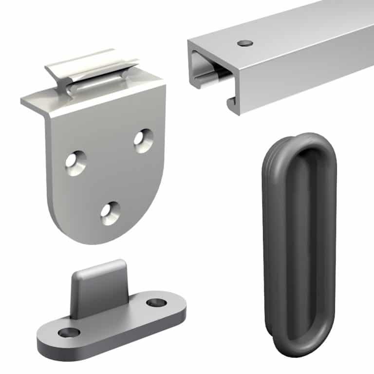 Sliding bypass door hardware kit SLID'UP 1900 by MANTION USA