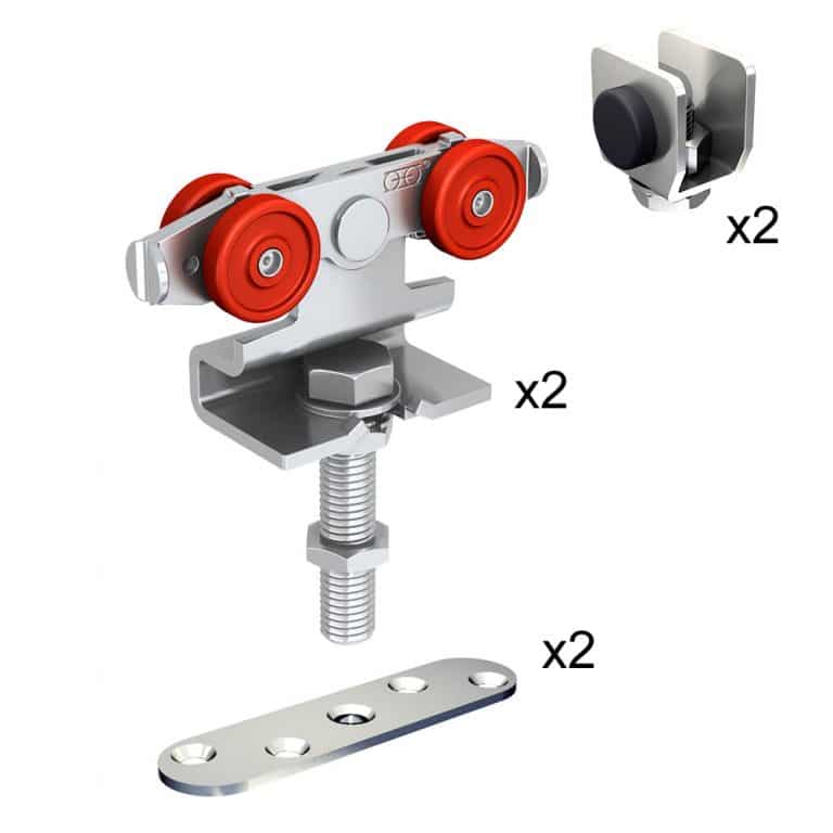 Sliding door rollers kit SLID'UP 2000 by MANTION USA
