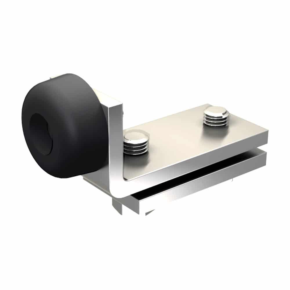 Rubber track stopper for sliding doors SLID'UP 2000 by MANTION