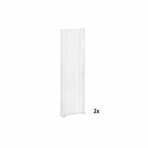 Set of 2 adhesive handles for glass doors