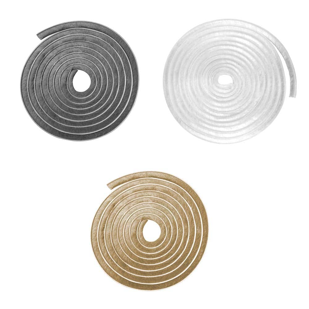 Selfadhesive brush seal for sliding doors 1/2" height SLID'UP by MANTION Canada