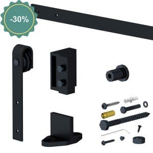 Content of our SLID'UP 240 complete kit for 1 sliding door