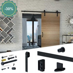 SLID'UP 240 - Sliding barn door hardware kit discount