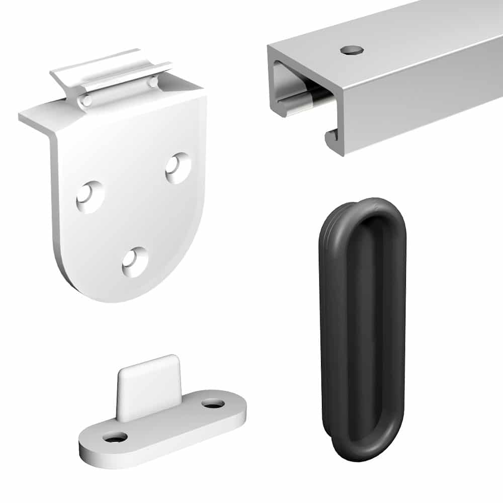 Sliding bypass door hardware kit SLID'UP 1900 by MANTION Canada