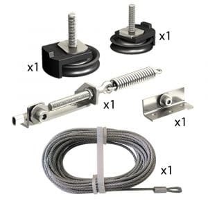 Synchronization kit for bi-parting doors for SLID’UP 1000, 1100