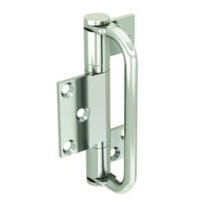 Galvanized Steel Hinge – 3/8″ axle diameter – 4-1/2″ height