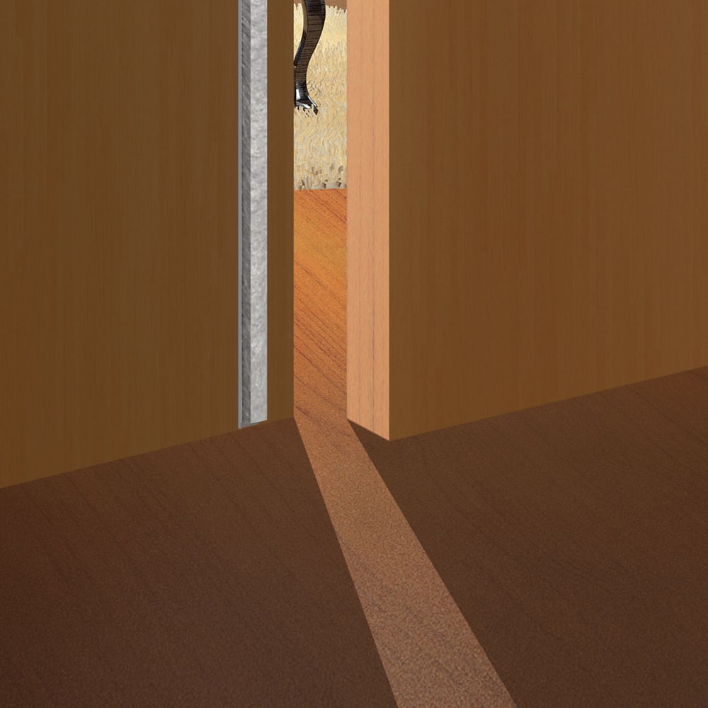 Ambiance image of our white self-adhesive brush seal – 1/2″ height