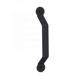 Steel black trapezoidal handle