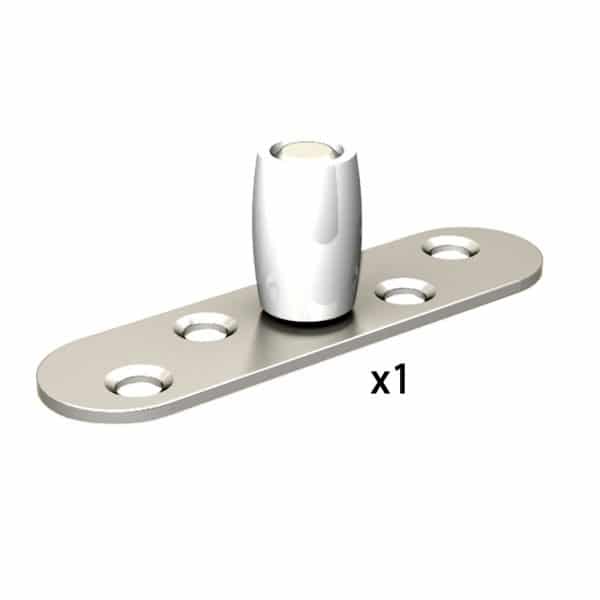 Quantity of our floor roller guide for doors up to 180lbs