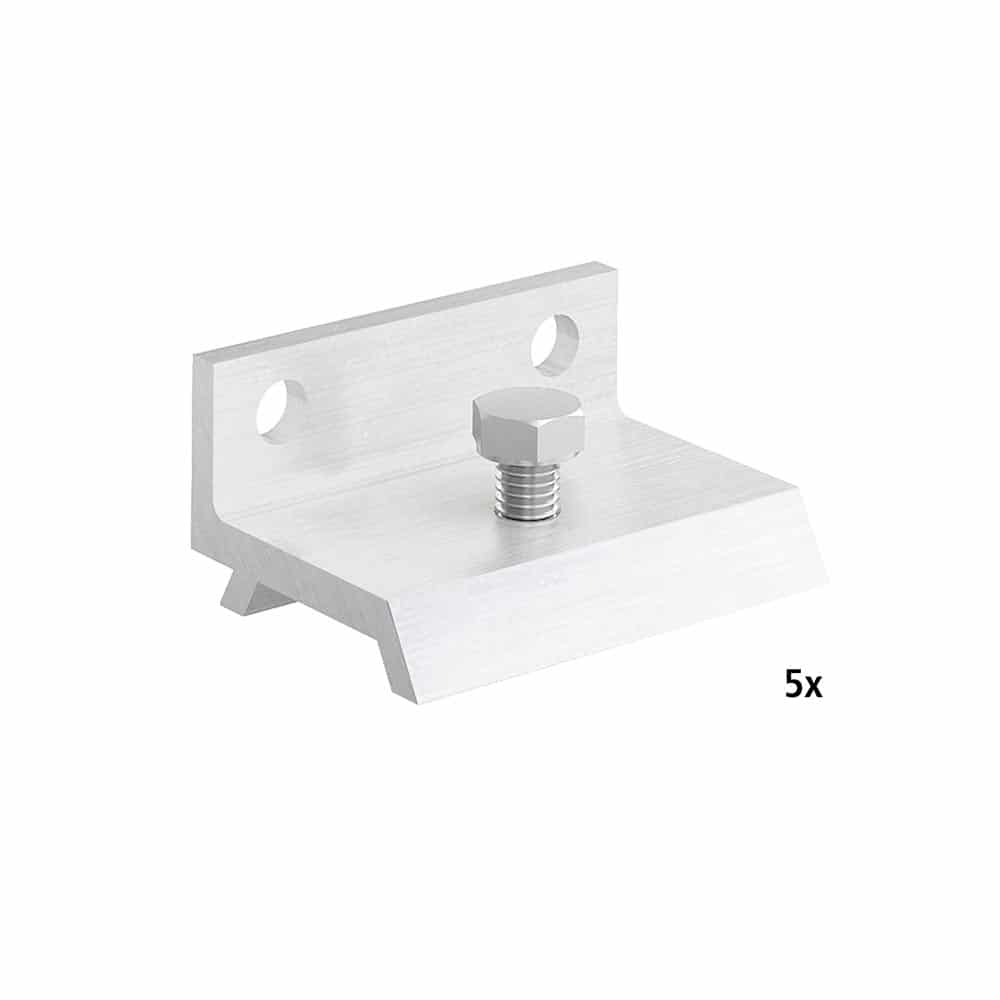 Quantities of wall mounting brackets for SLID'UP 160, 170, 190