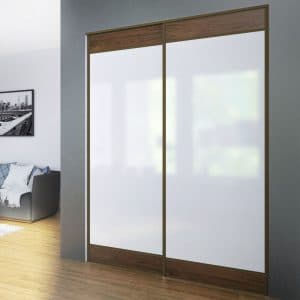 Ambiance image of our SLID'UP 230 for 2 doors - Bronze color
