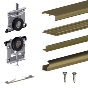 SLID’UP 230 – Sliding closet door hardware kit