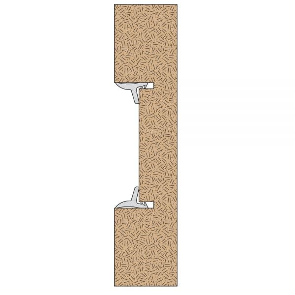 Drawing to explain how to install our transparent flexible seal for SLID'UP 2200