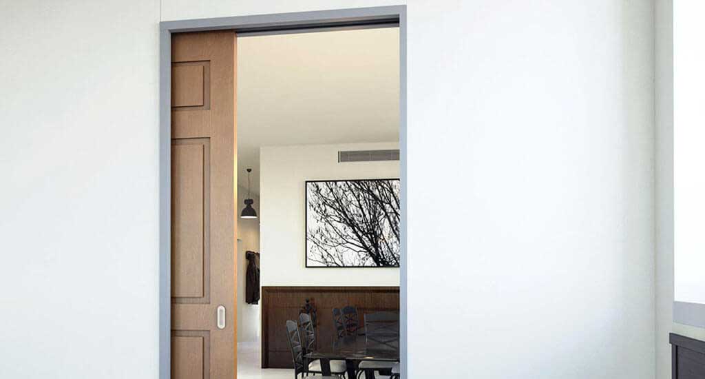 Pocket door application home