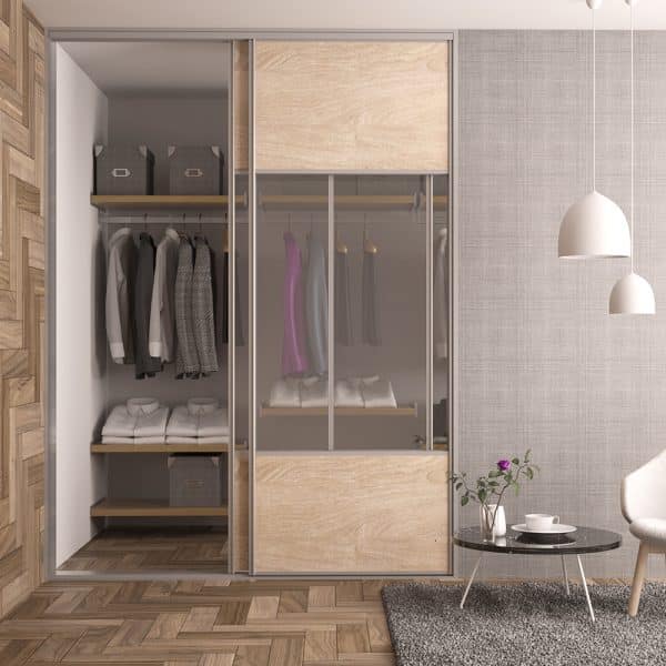 Ambiance image of our SLID'UP 280 kit - Silver color