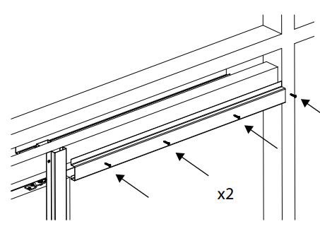 Drawing of our jamb for top cover for SLID'UP 2200