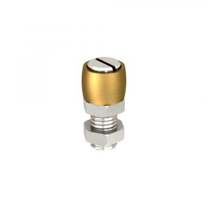 Brass roller guide