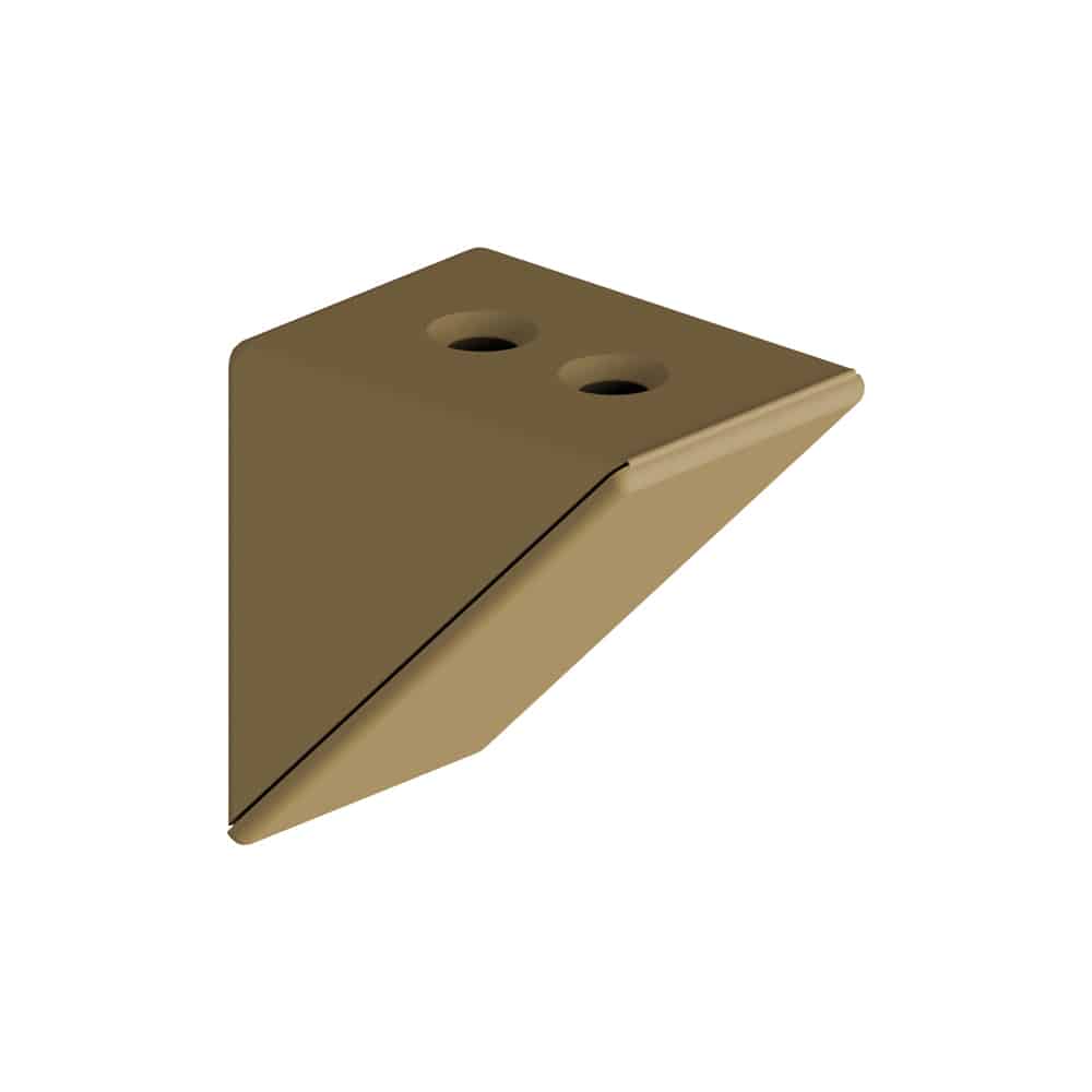 Beige shelf bracket