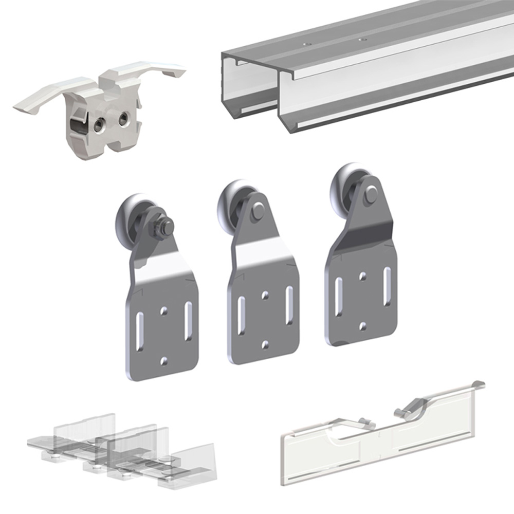 Sistema corredero para puertas de armario