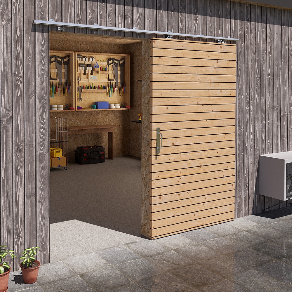 Ambiance picture of our SLID'UP 1300 for 1 exterior door