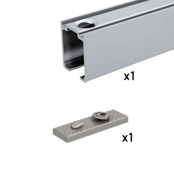 Content and quantities of our 39" connectable track for SLID'UP 1100