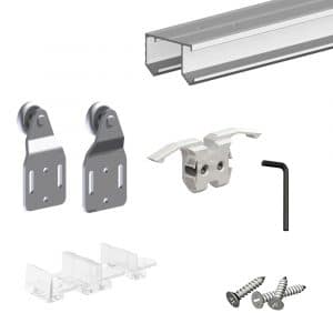 SLID’UP 110 – Sliding closet door hardware kit