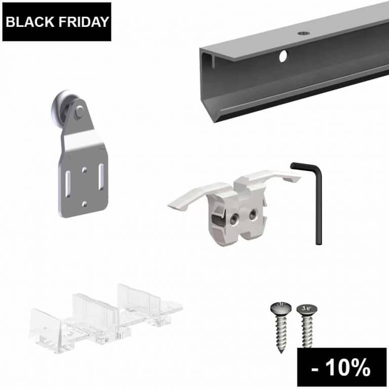 Sliding closet door hardware kit SLID'UP 120 by MANTION USA