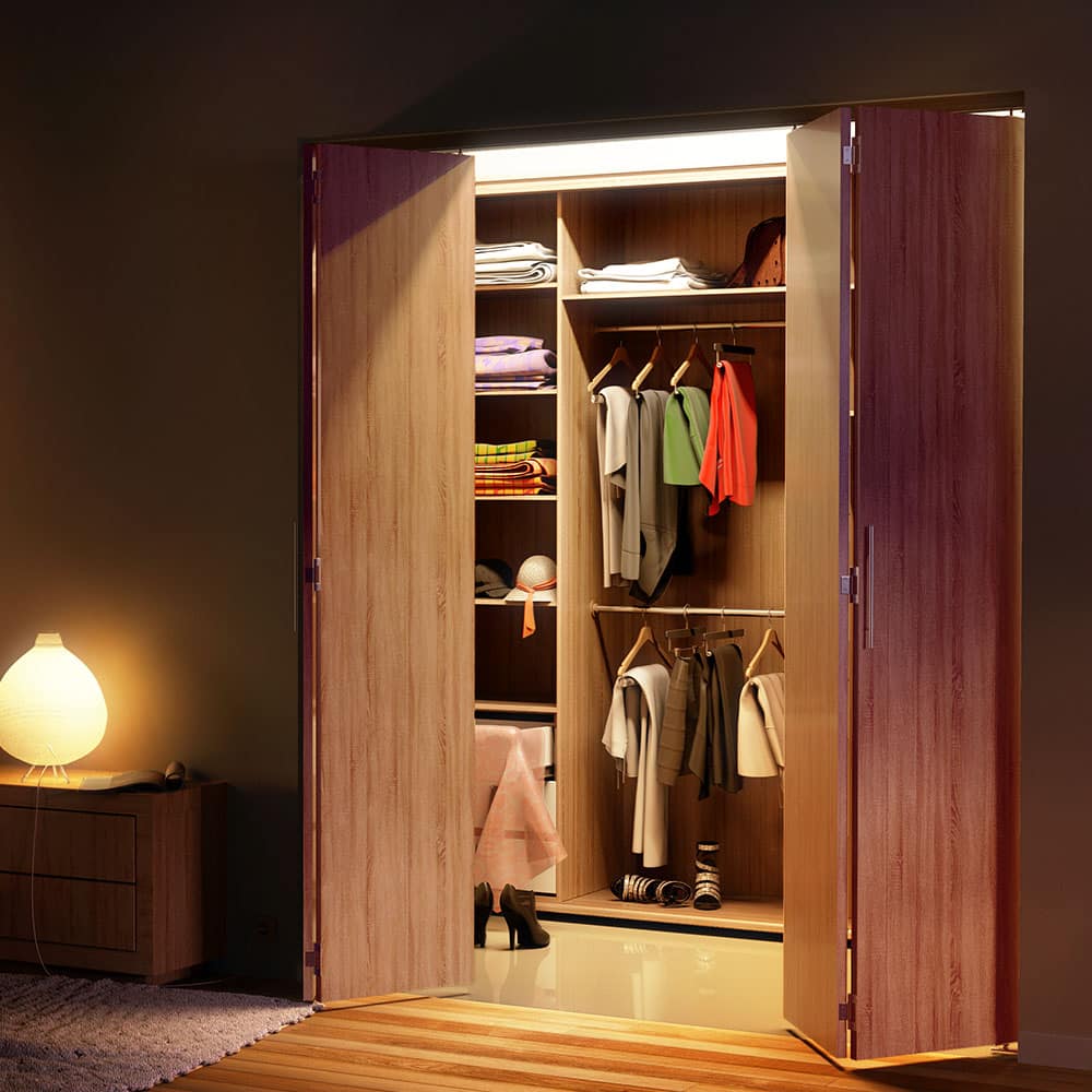 Ambiance image of our SLID'UP 140 for 4 sliding bifold panels