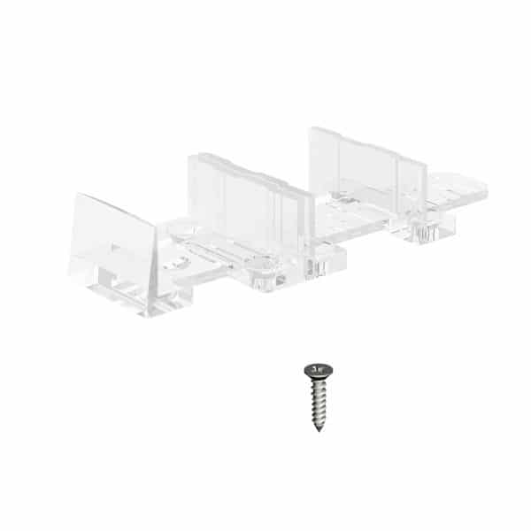 Transparent adjustable bottom guide