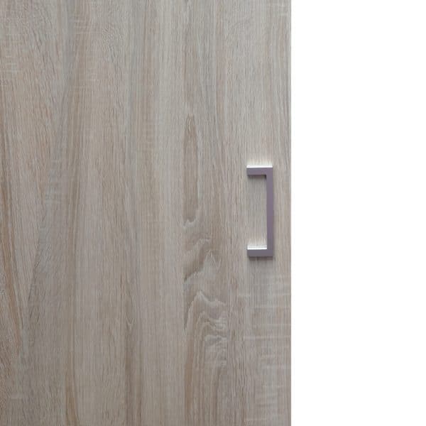 Ambiance image of our set of 2 adhesive pull handles for sliding doors