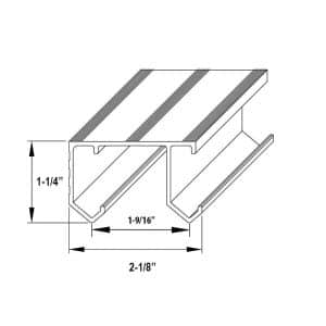 Dimensions of SLID'UP 110 track