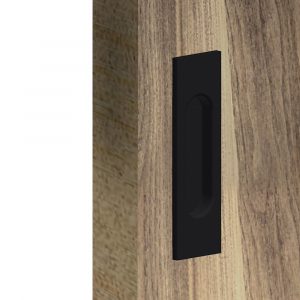 Zoom of our black rectangular handle