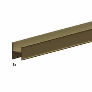 Quantity of our 70″ H profile for sliding closet doors - Bronze