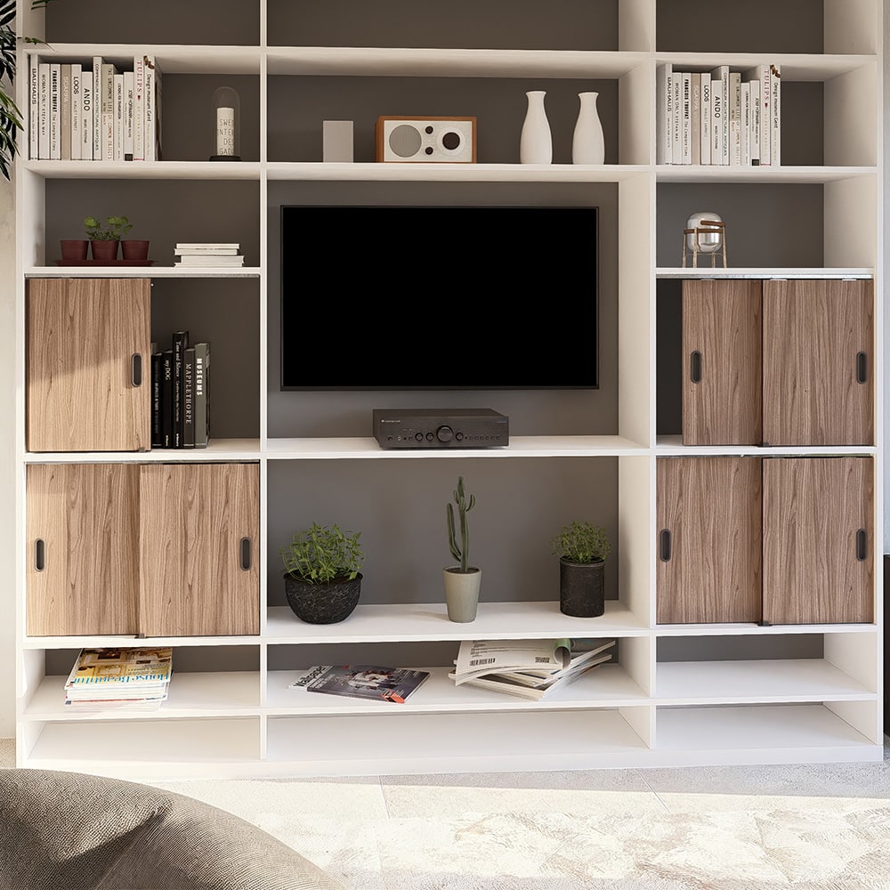 Ambiance picture of our SLID'UP 1900 for 2 cabinet doors