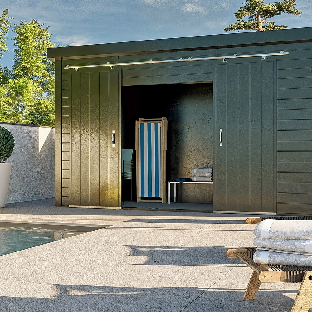 Ambiance picture of our SLID'UP 2000 for 1 or 2 exterior doors