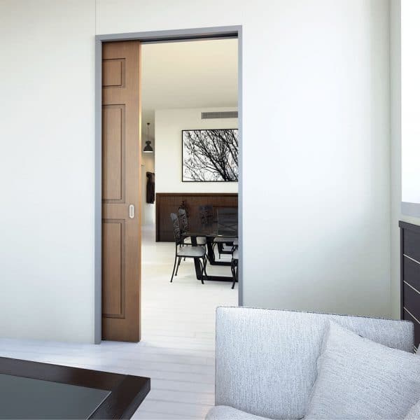 Ambiance image of our SLID’UP 2200 – Pocket door hardware kit with removable track for 1 door up to 7 ft height and 100 lbs