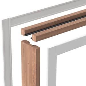 Zoom on pocket door trim kit