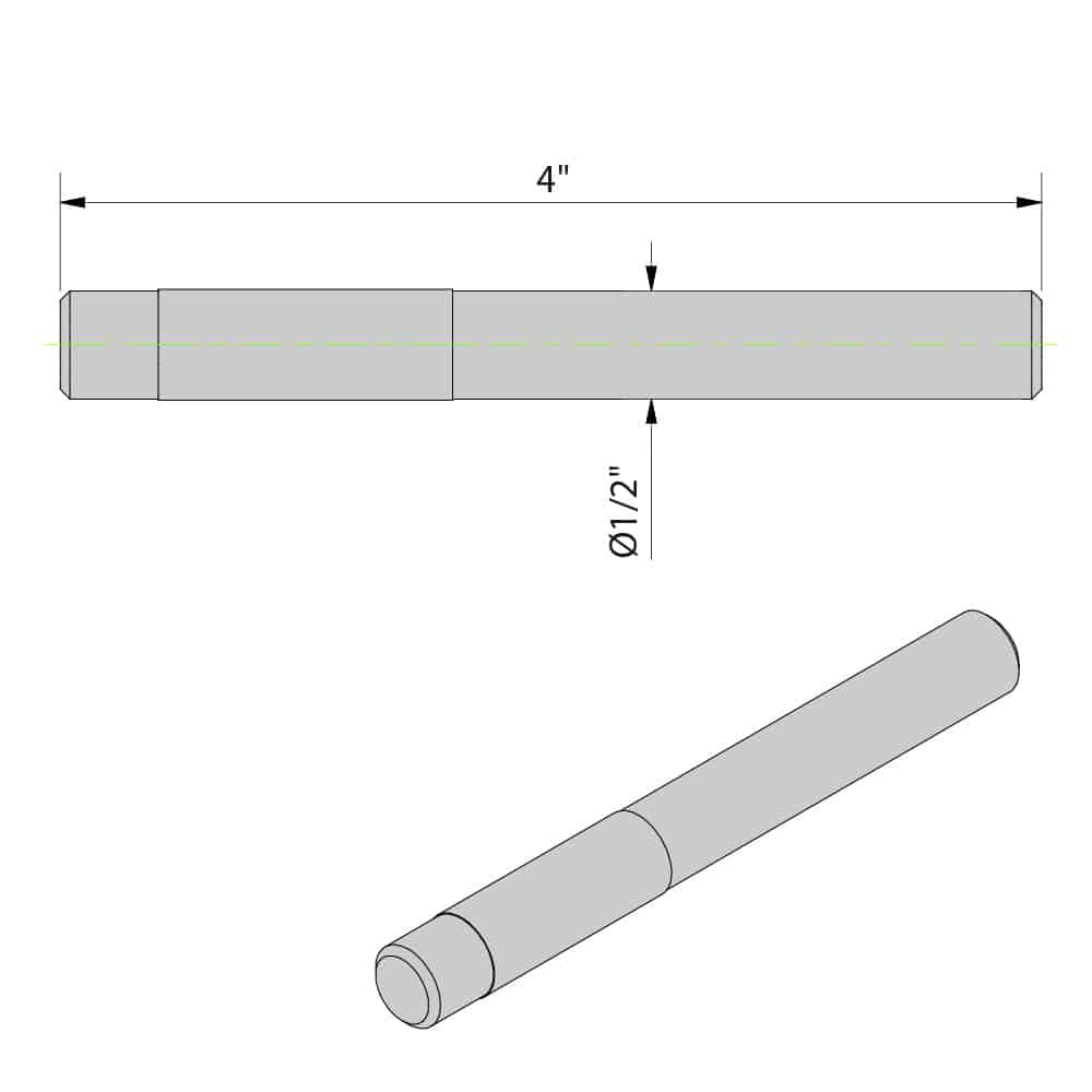 Second drawing with dimensions of our connector for track SU5058