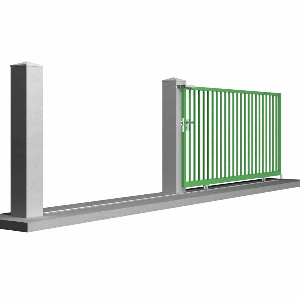 Ambiance image of our SLID'UP 1600 - Sliding gate hardware kit